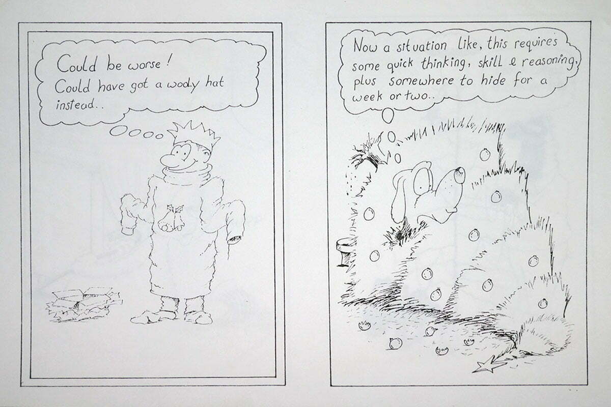 Christmas cartoon artwork
