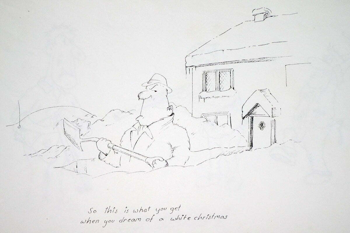 Winter cartoon artwork