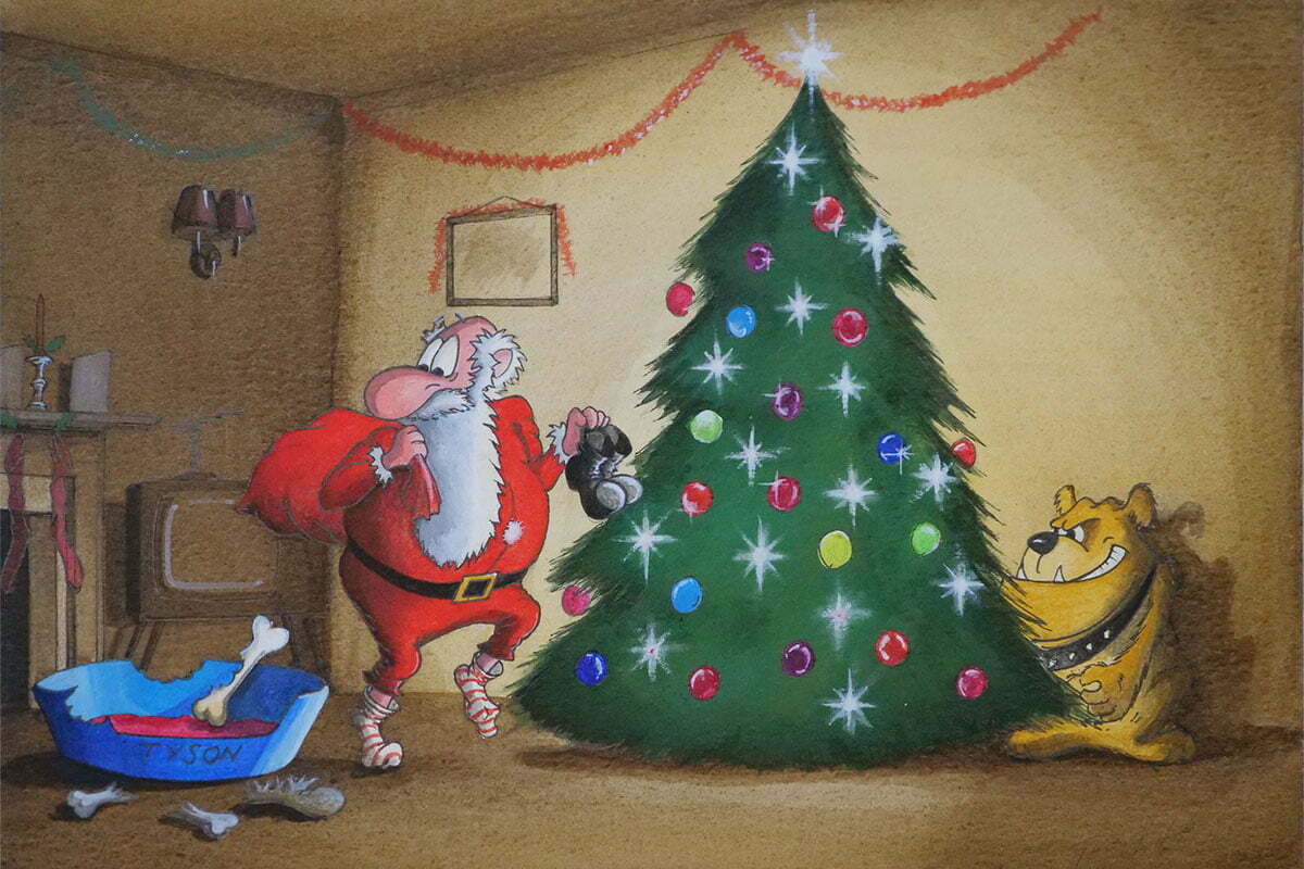 Christmas card artwork