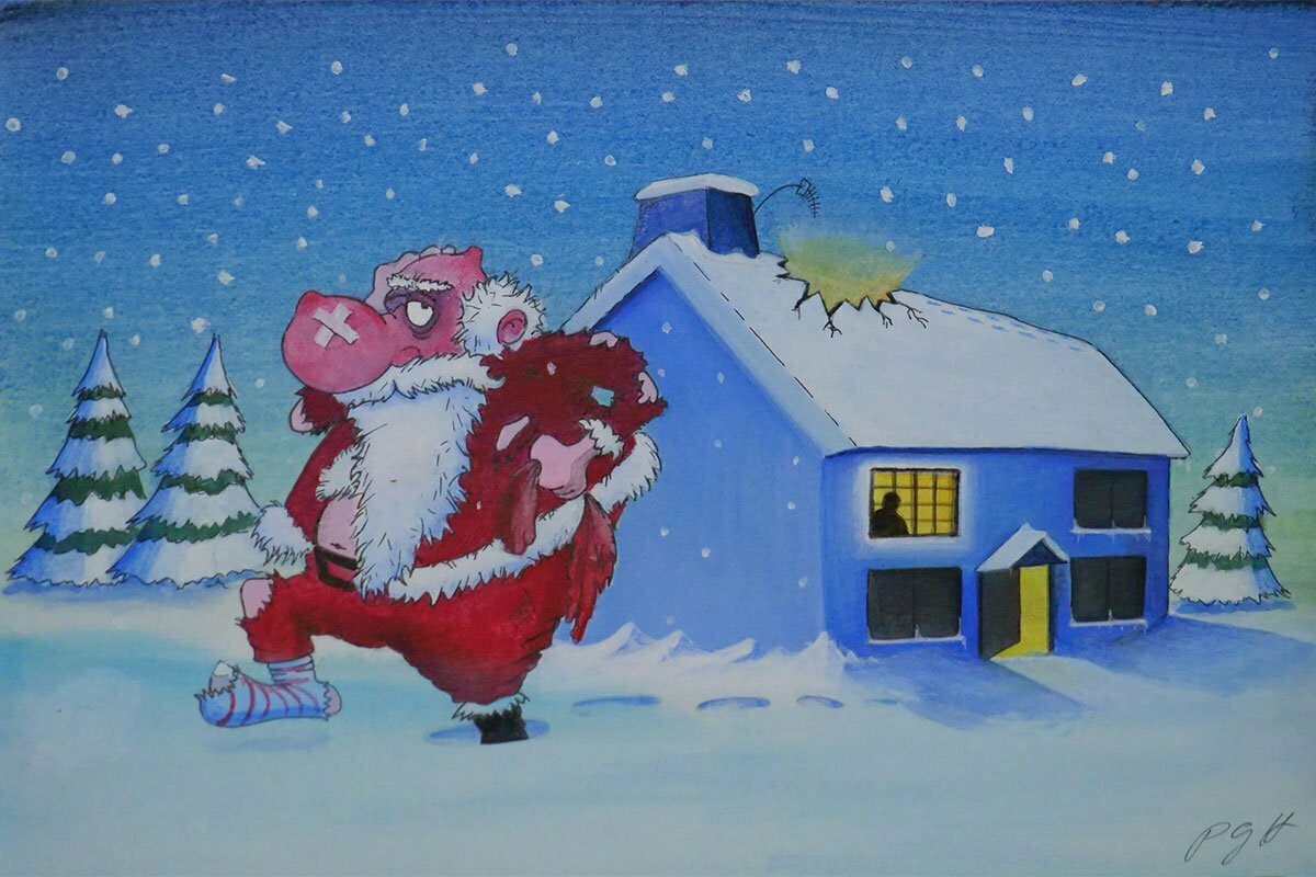 Christmas card artwork