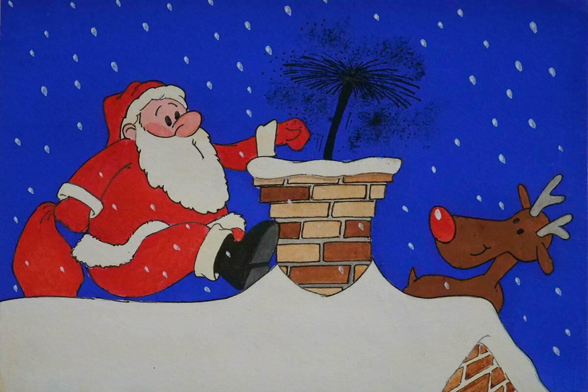 Christmas card artwork