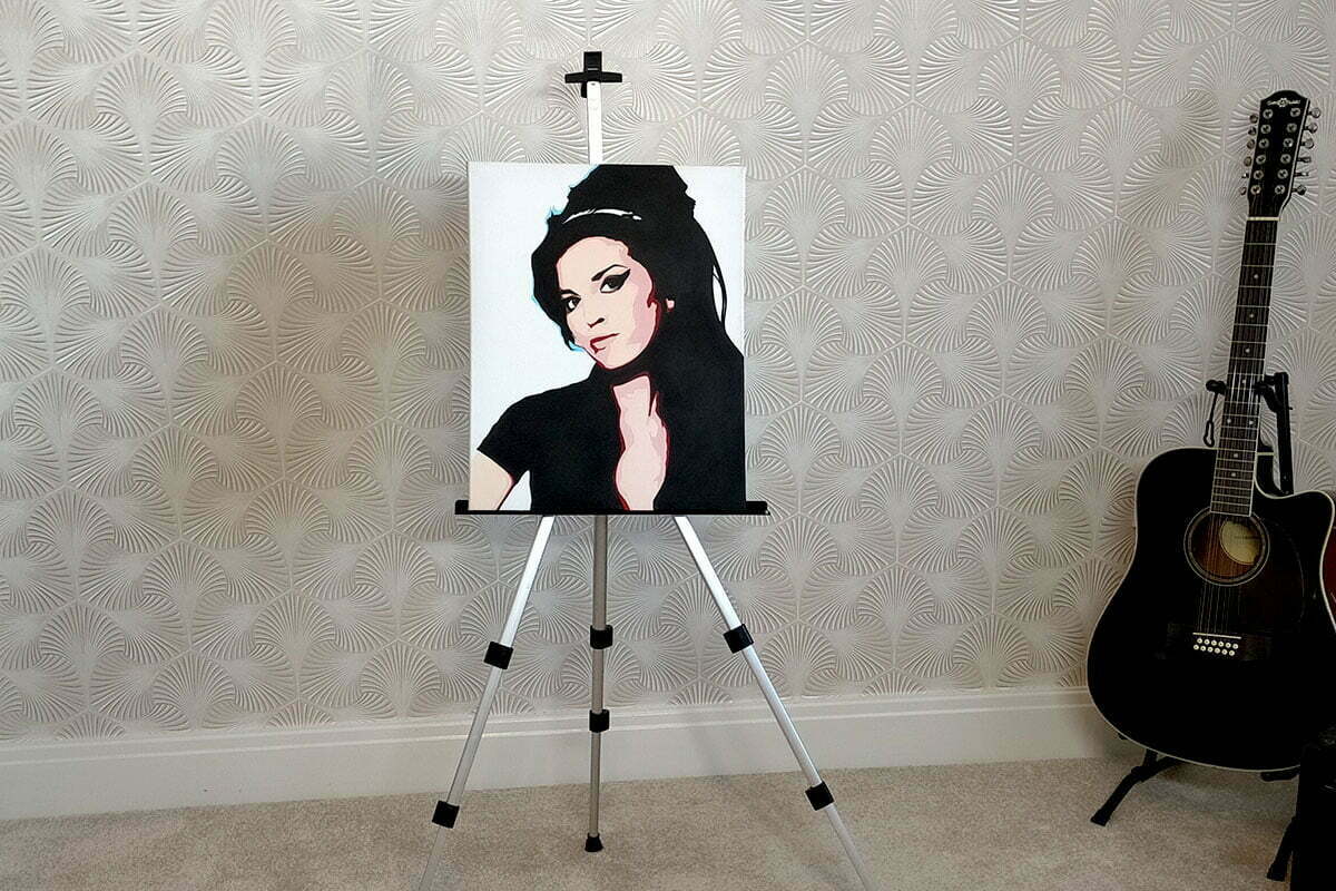 Amy Winehouse pop culture icon painting