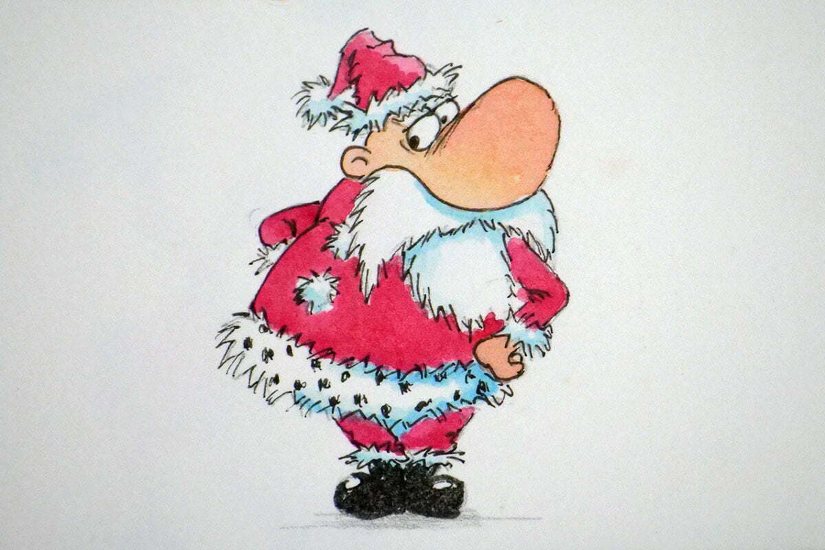 Santa cartoon artwork
