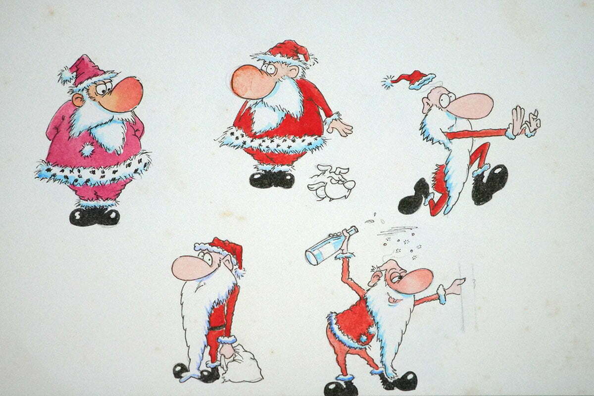Santa cartoon artwork
